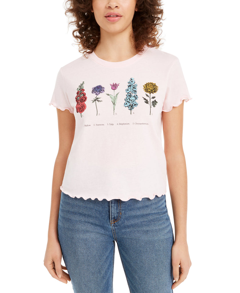 Love Tribe Women Botanical Graphic T Shirt Blushing Bride
