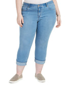 Style & Co Women Plus Cropped Skinny Jeans Destiny