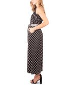 NY Collection Women Petite Printed Belted Sleeveless Jumpsuit