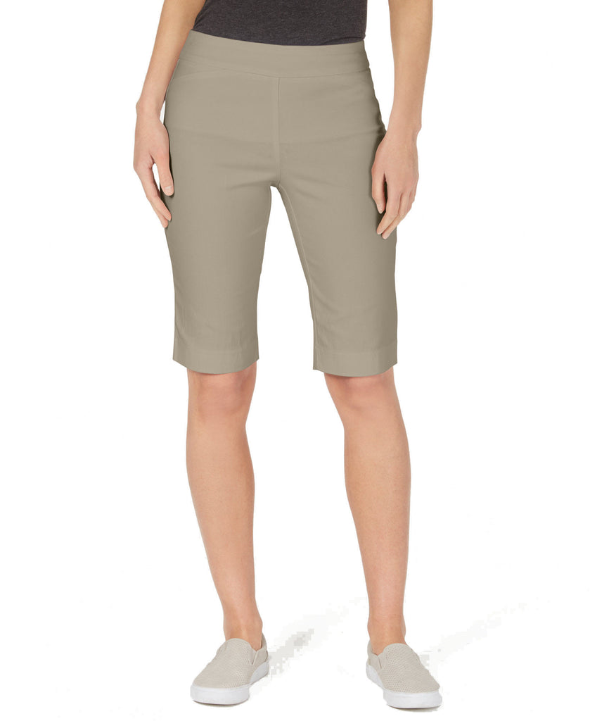 Charter Club Women Pull On Bermuda Shorts Sedona Dust