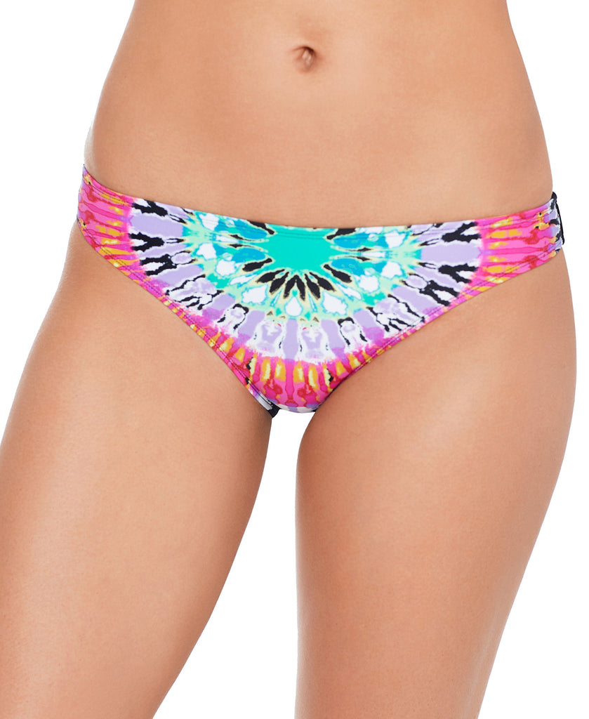 Salt + Cove Women Totally Tie Dye Printed Hipster Bikini Bottoms Multi