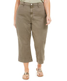 Celebrity Pink Women Plus Montauk Cropped Pants Teatree