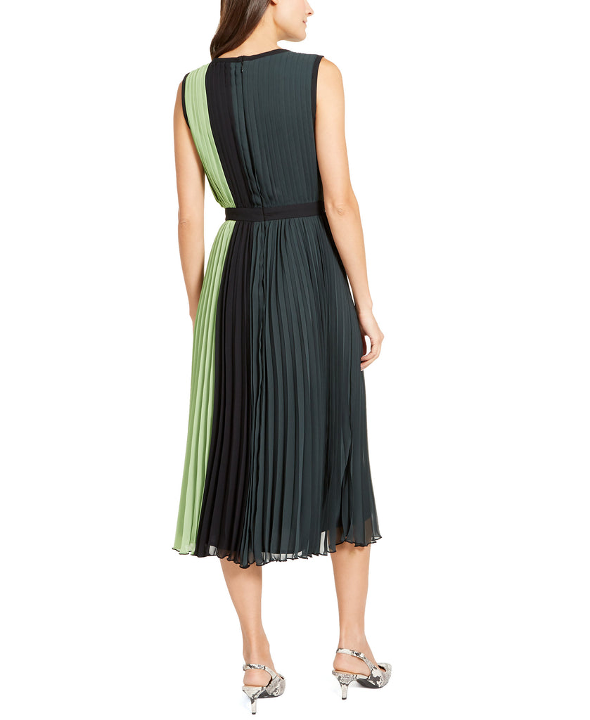 Alfani-Women-Colorblocked-Pleated-Sleeveless-Dress