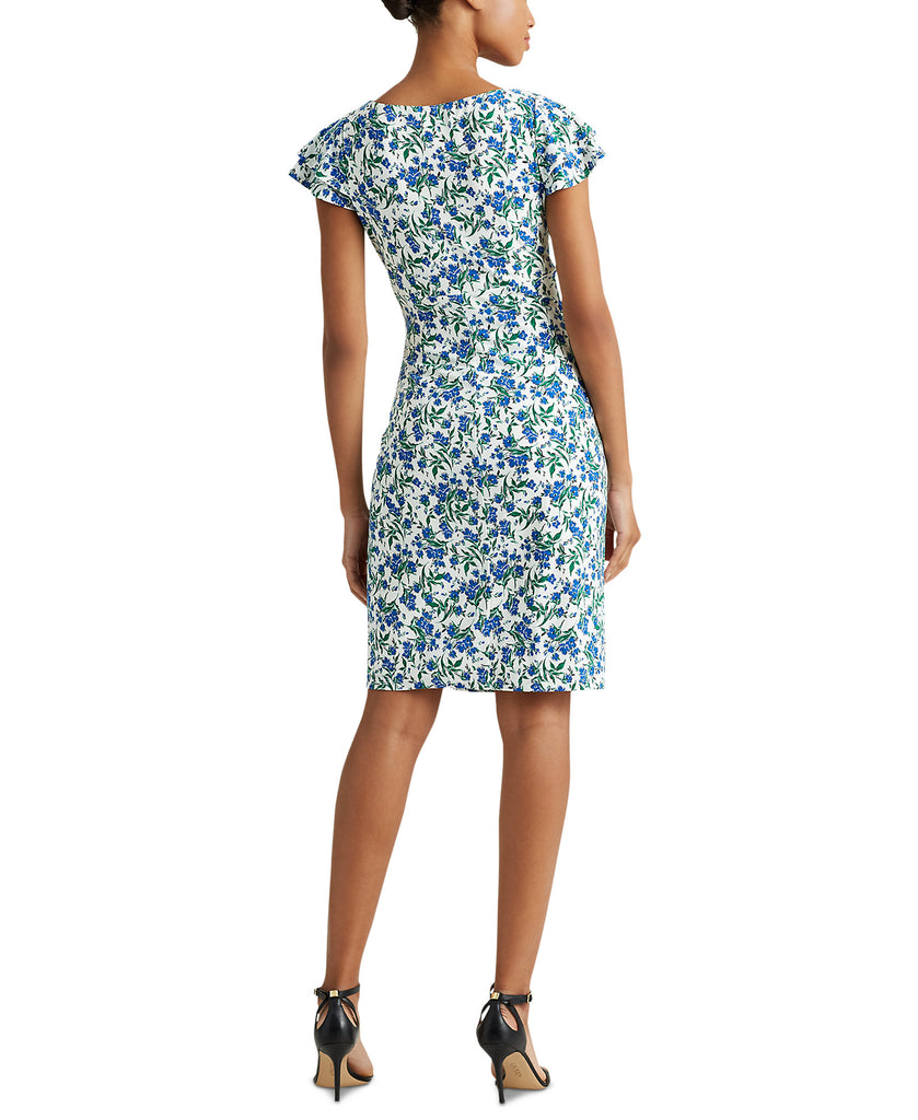 Lauren Ralph Lauren Women Jersey Flutter Sleeve Dress