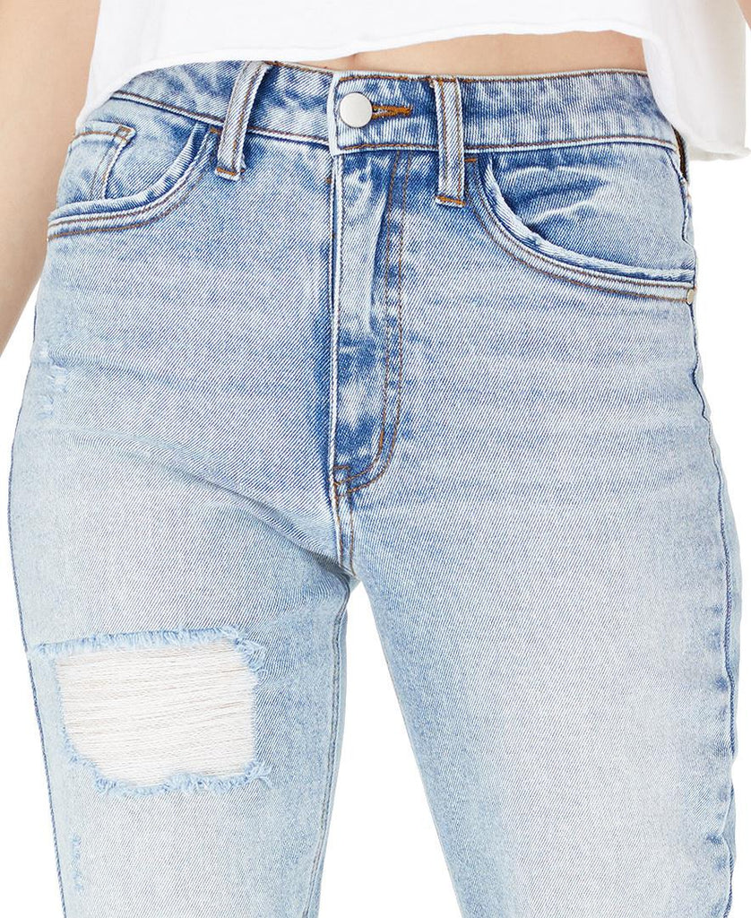 Tinseltown Women High Rise Cropped Jeans