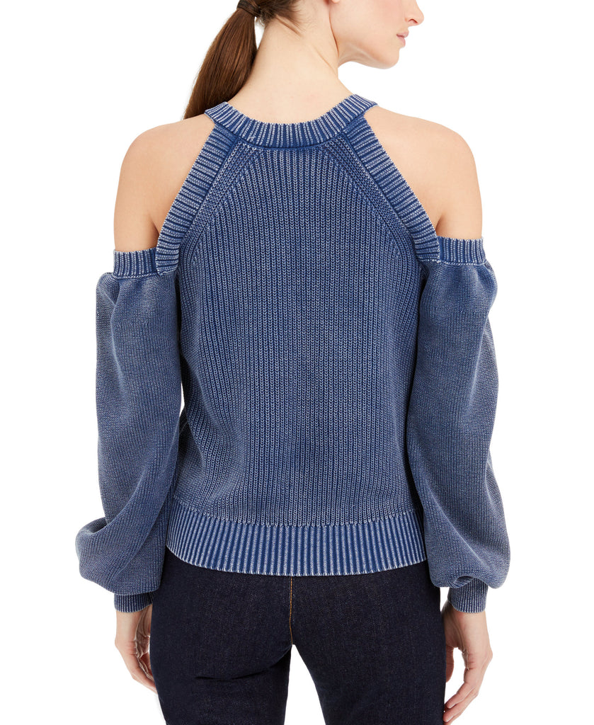 INC International Concepts Women Cold Shoulder Sweater