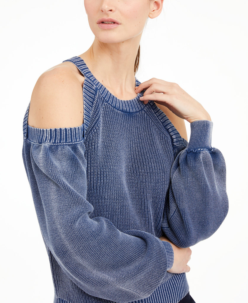 INC International Concepts Women Cold Shoulder Sweater