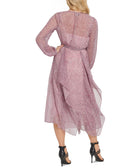 DKNY Women Printed Ruffled Dress