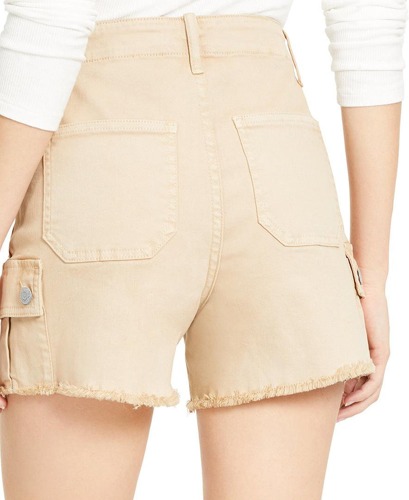 Vigoss Jeans Women Raw Edge High Rise Cargo Shorts