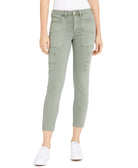 OAT Women Mid Rise Carpenter Ankle Skinny Jeans Seagrass