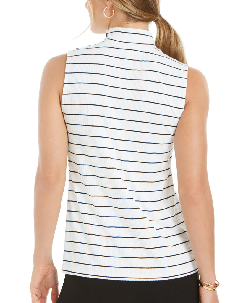 Charter Club Women Sleeveless Mock Neck Top