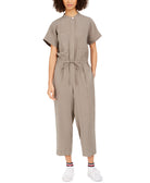 Tommy Hilfiger Women Drawstring Waist Jumpsuit Ash