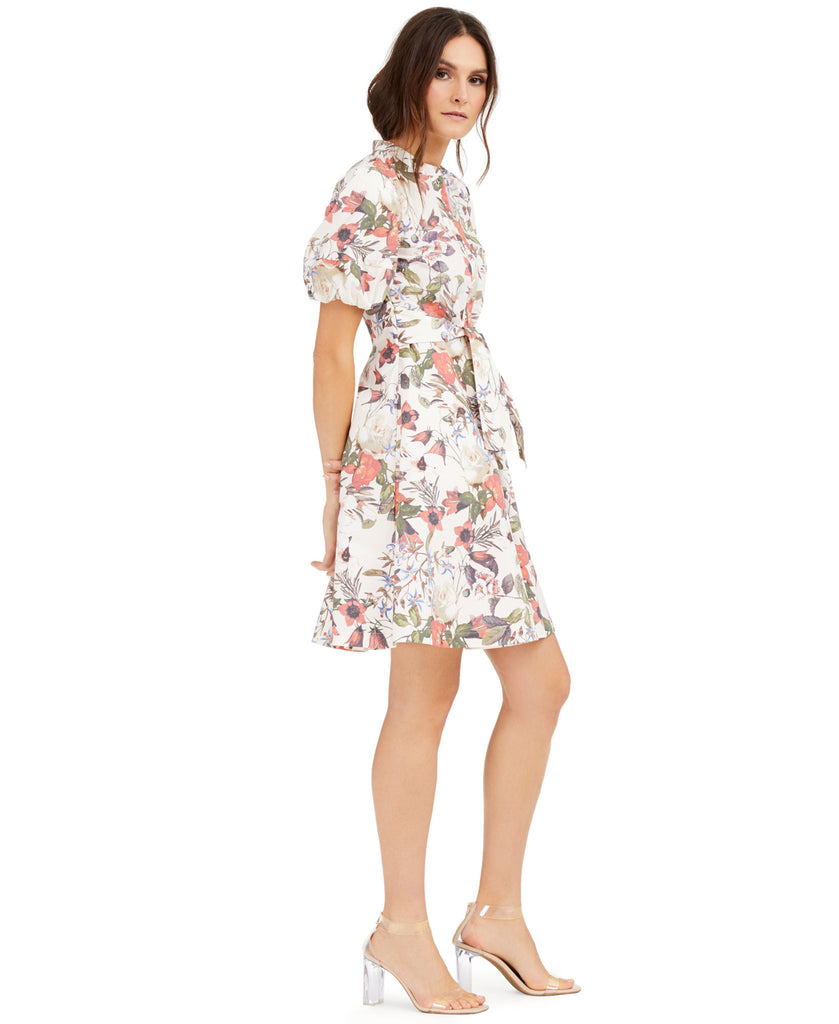 INC International Concepts Women Cotton Floral Print Mini Dress