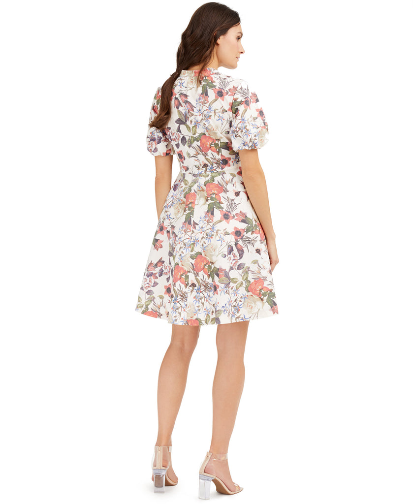 INC International Concepts Women Cotton Floral Print Mini Dress