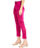 INC International Concepts Women Satin Belted Ankle Pants