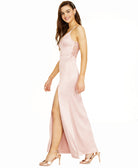 Sequin Hearts Women Lace Back Gown