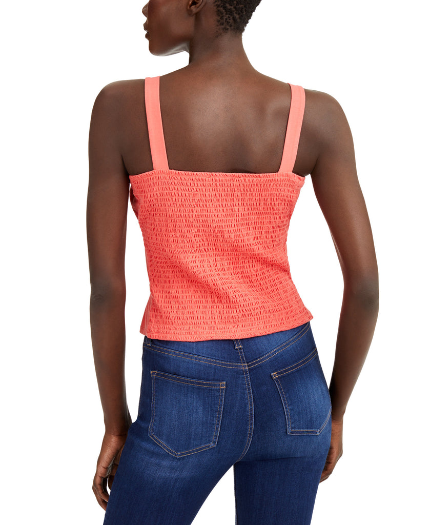 INC International Concepts Women Ruched Tie Tank Top