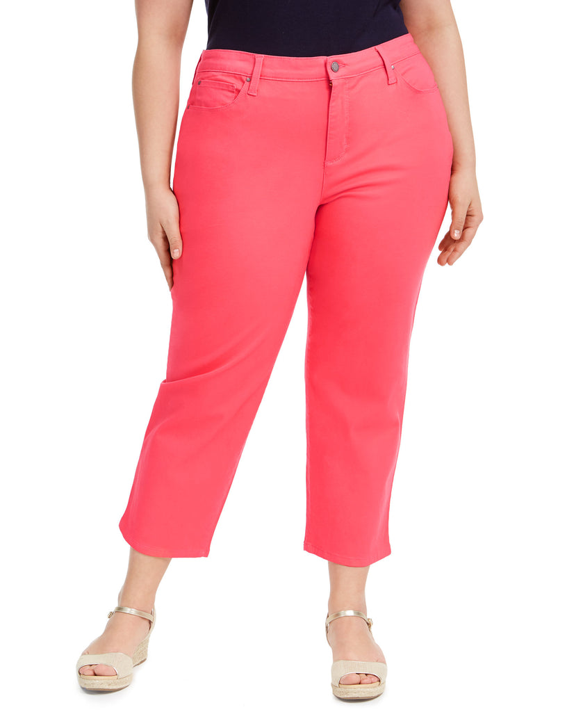 Charter Club Women Plus Capri Pants Tuscon Coral