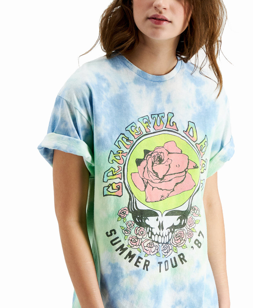 Junk Food Women Grateful Dead Tie Dye Graphic T Shirt