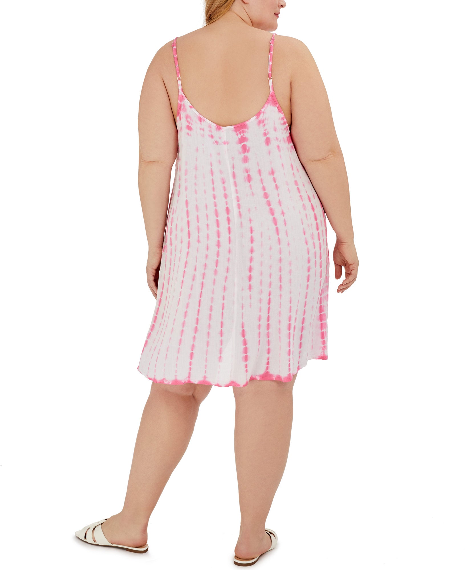 Raviya Women Plus Tie Dye Dress Swim Cover Up