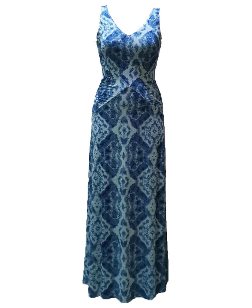 INC International Concepts Women Ocean Wave Maxi Dress Ocean Wave