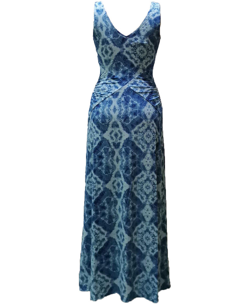 INC International Concepts Women Ocean Wave Maxi Dress