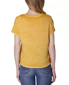 Ultra Flirt Women Crewneck Burnout T Shirt