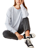 COTTON ON Women Aria Raw Edge Raglan Crew Sweatshirt