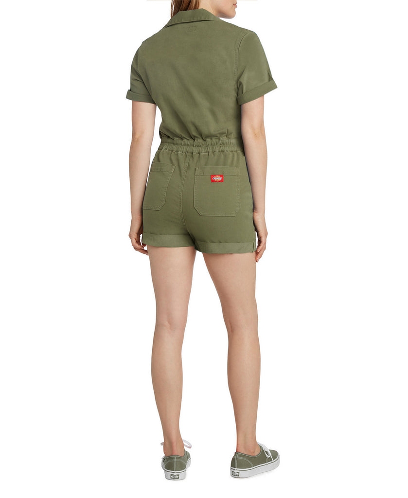 Dickies Women Zip Front Romper