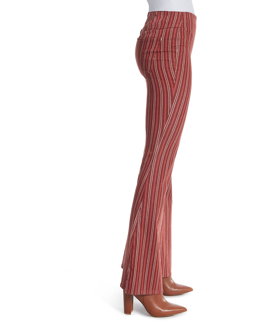 Ella Moss Women Striped Flared Jeans