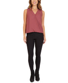 BCX-Women-Faux-Wrap-Top
