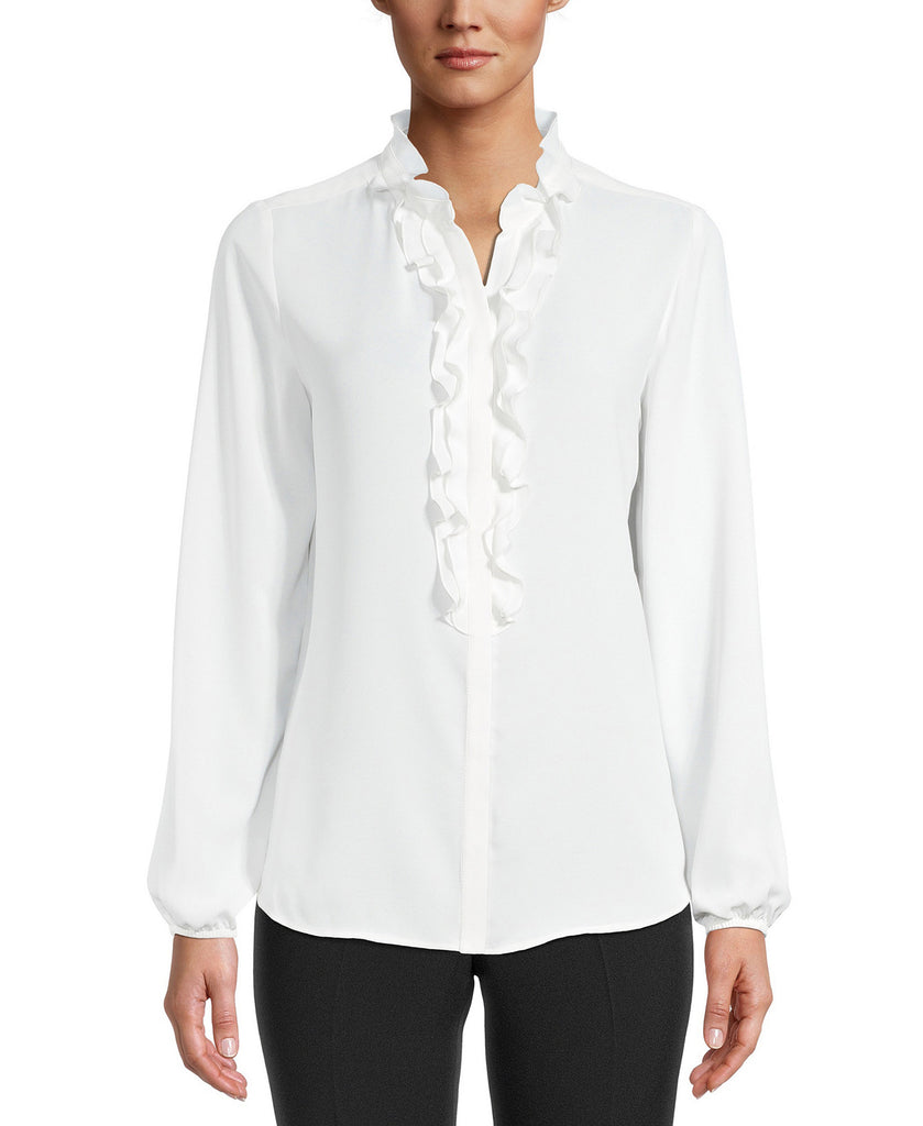 Bar III Women Ruffled Blouse Lily