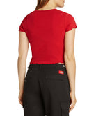 Dickies Women Logo Cropped Baby T Shirt