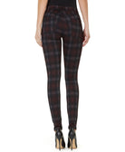 Numero Women Plaid Mid Rise Skinny Jeans