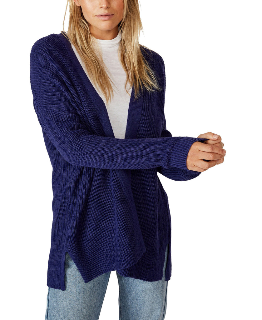 COTTON ON Women Archy Cardigan Medieval Blue