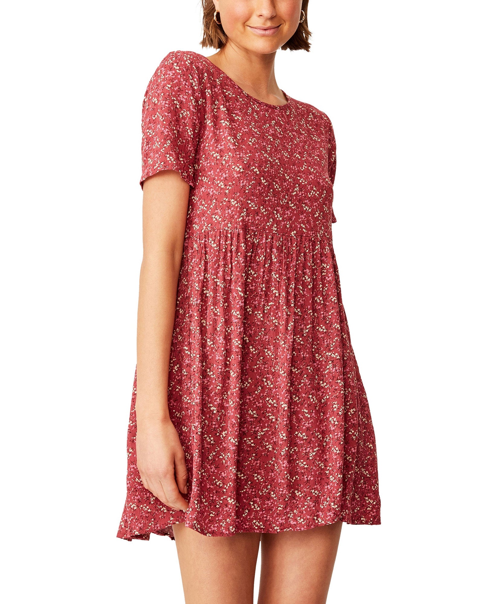 Cotton On Juniors The Good Times Baby Doll Mini Dress Ramona Sprig