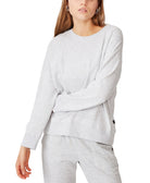 COTTON ON Women Long Sleeve Fleece Crew Sweatshirt Gray