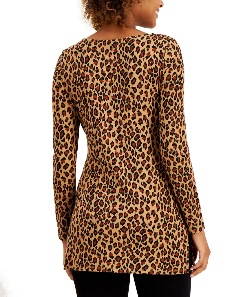 Charter-Club-Women-Leopard-Print-Tie-Top