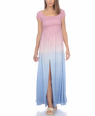 Raviya Women Tie Dye Maxi Dress Cover Up Mauve