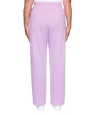 Alfred Dunner Women Long Weekend French Terry Proportioned Medium Pant