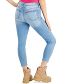 Celebrity Pink Women High Rise Cropped Skinny Jeans