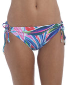 La Blanca Women Printed Adjustable Hipster Bikini Bottoms Multi