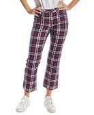 OAT Women Plaid Ankle Pants Wallace Plaid