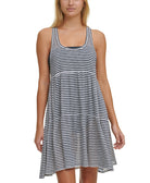 Tommy Hilfiger Women Burnout Stripes Dress Cover Up Blue Stripe