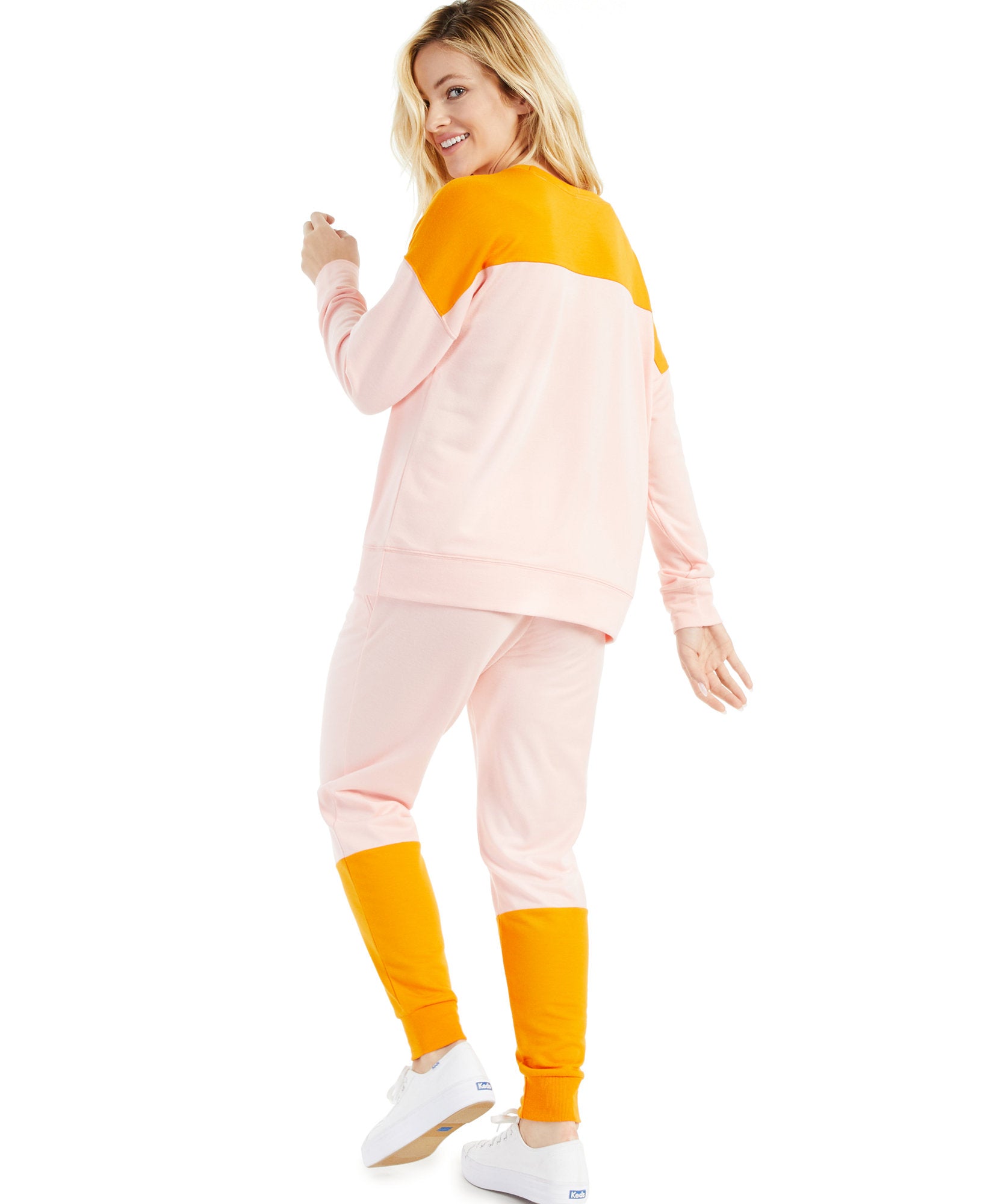 Style & Co Women Colorblocked Sweatshirt