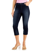 INC International Concepts Women Curvy Mid Rise Crop Skinny Jeans Rachel Wash