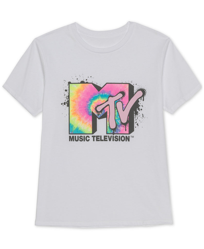 Love Tribe Women MTV Graphic T Shirt White