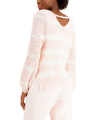 Freshman Women Tie Dye V Back Sweater