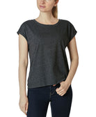 Ultra Flirt Juniors Crisscross Back T Shirt Black