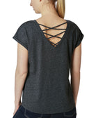Ultra Flirt Juniors Crisscross Back T Shirt